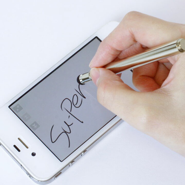 楽天市場 タッチペン Su Pen Mini スタイラスペン キャップ付き メッキバージョン スマートフォン スマホ タブレット Iphone Ipad Iphone6 タッチペン スーペン スタイラス ペン Hamee ハミィ
