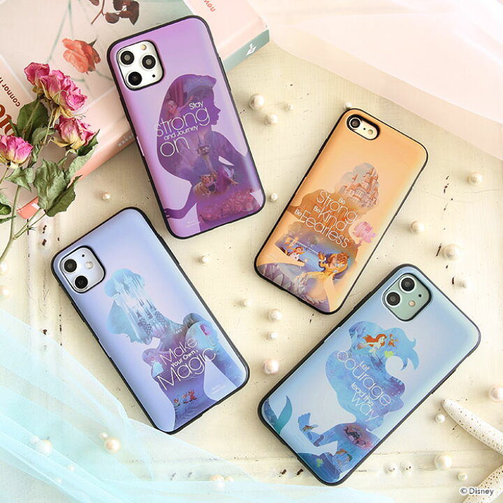 楽天市場 Iphone11 Se 第3世代 第2世代 Se3 Se2 Iphone 11pro Xr Iphone8 7 ディズニー カード収納 Iphoneケース Disney ラプンツェル シンデレラ ベル アリエル プリンセス ヴィランズ アースラ クイーン マレフィセント スマホケース スマホカバー かわいい 鏡付き