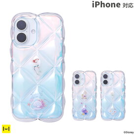 iPhone16 iPhone15 iPhone14 iPhone13 ディズニーキャラクター クリアキルティングケース