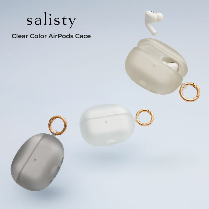 楽天市場】AirPodsPro第1世代 AirPodsPro第2世代 salistyクリアカラー 