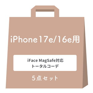 [iPhone 17e/17/17 Pro/16/16e/15��p]�y�V��p�Z�b�g iFace MagSafe�Ή��g�[�^���R�[�f������5�_�Z�b�g�y�X�}�z�A�N�Z�T���[�O�b�Y Hamee�z
