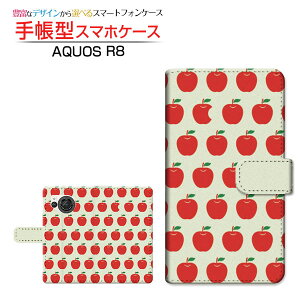 AQUOS R8 [SH-52D] �A�N�I�X �A�[���G�C�g �Ή� �蒠�^ �X�}�z�P�[�X �J�������Ή� ��񂲂ЂƂH�ׂ� SHARP �V���[�v ��`�E��`�O�X�֑������� �H�ו� ��� �����S ���� ���b�h �� [ �_�C�A��