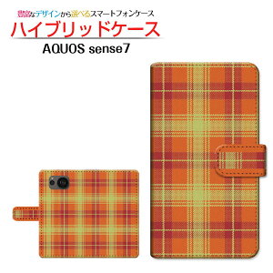 AQUOS sense7 [SH-53C SHG10] ANIX ZXZu Ή 蒠^ X}zP[X JΉ Plaid(`FbN) type005 SHARP V[v `E`OX֑  iq Vv [ _CA[^ 