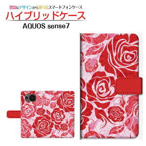 AQUOS sense7 [SH-53C SHG10] ANIX ZXZu Ή 蒠^ X}zP[X JΉ t[(type016) SHARP V[v `E`OX֑ o KN rose [ { v[g a LO