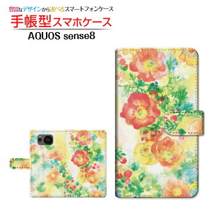 AQUOS sense8 [SH-54D SHG11] �A�N�I�X �Z���X�G�C�g �Ή� �蒠�^ �X�}�z�P�[�X �J�������Ή� Flowers dance F:chocalo ��`�E��`�O�X�֑������� �C���X�g �r�c �D �� �肷 [ �����Y ���f�B�[�X ������� ��