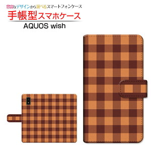 AQUOS wish3 [SH-53D] �A�N�I�X �E�B�b�V���X���[ �Ή� �蒠�^ �X�}�z�P�[�X �J�������Ή� Plaid(�`�F�b�N��) type002 SHARP �V���[�v ��`�E��`�O�X�֑������� �������� �i�q �V���v�� [ �_�C�A���[�^ 