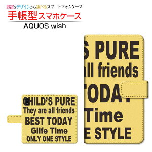 AQUOS wish3 [SH-53D] �A�N�I�X �E�B�b�V���X���[ �Ή� �蒠�^ �X�}�z�P�[�X �J�������Ή� ���S YELLOW SHARP �V���[�v ��`�E��`�O�X�֑������� �p�� �C�G���[ �� [ ���{�� �v���[���g �a���� �L�O�� 