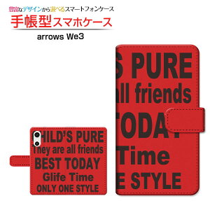 arrows We3 [F-52G FCG04] �A���[�Y �E�B�[�X���[ �Ή� �蒠�^ �X�}�z�P�[�X �J�������Ή� �N���A�P�[�X�t ���S RED �p�� �� ���b�h [ ���{�� �v���[���g �a���� �L�O�� ]