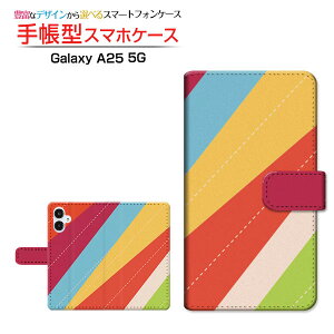 Galaxy A25 5G [SC-53F SCG33 SM-A253] MNV[ G[gDGeB t@C t@CW[ Ή 蒠^ X}zP[X JΉ NAP[Xt Stripe(XgCv) type012 XgCv Xeb` J