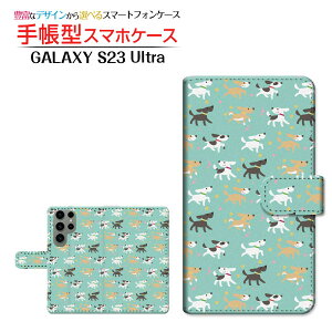GALAXY S23 Ultra [SC-52D SCG20] �M�����N�V�[ �G�X�g�D�G���e�B�X���[ �E���g�� �Ή� �蒠�^ �X�}�z�P�[�X �J�������Ή� dog(type001) Samsung �T���X�� ��`�E��`�O�X�֑������� �� �L�����N�^�[ �h�b�g