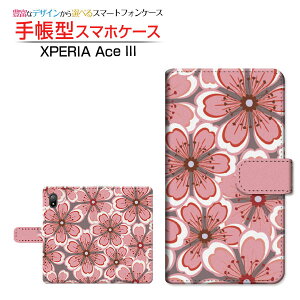 XPERIA Ace III [SO-53C SOG08] �G�N�X�y���A �G�[�X �}�[�N�X���[ �Ή� �蒠�^ �X�}�z�P�[�X �J�������Ή� �� SONY �\�j�[ ��`�E��`�O�X�֑������� ������i�T�N���j �a�� ���i�s���N�j [ �_�C�A��