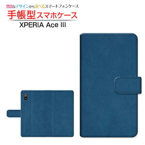 XPERIA Ace III [SO-53C SOG08] �G�N�X�y���A �G�[�X �}�[�N�X���[ �Ή� �蒠�^ �X�}�z�P�[�X �J�������Ή� Leather(���U�[��) type003 SONY �\�j�[ ��`�E��`�O�X�֑������� �v�� ���U�[�� �V���v�� [ �_�C