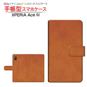 XPERIA Ace III [SO-53C SOG08] �G�N�X�y���A �G�[�X �}�[�N�X���[ �Ή� �蒠�^ �X�}�z�P�[�X �J�������Ή� Leather(���U�[��) type004 SONY �\�j�[ ��`�E��`�O�X�֑������� �v�� ���U�[�� �V���v�� [ �_�C
