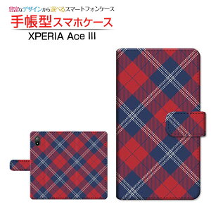 XPERIA Ace III [SO-53C SOG08] �G�N�X�y���A �G�[�X �}�[�N�X���[ �Ή� �蒠�^ �X�}�z�P�[�X �J�������Ή� �`�F�b�N(type001) SONY �\�j�[ ��`�E��`�O�X�֑������� �i�q �A�J �J�W���A�� [ ���{�� �v��