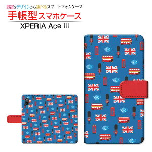 XPERIA Ace III [SO-53C SOG08] �G�N�X�y���A �G�[�X �}�[�N�X���[ �Ή� �蒠�^ �X�}�z�P�[�X �J�������Ή� London SONY �\�j�[ ��`�E��`�O�X�֑������� �C�M���X �����h�� �L�����N�^�[ [ ���{�� �v��