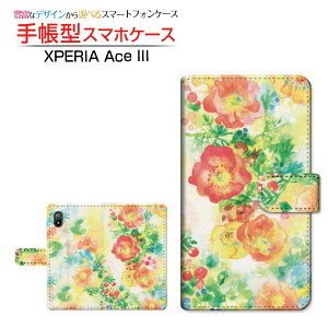 XPERIA Ace III [SO-53C SOG08] GNXyA G[X }[NX[ Ή 蒠^ X}zP[X JΉ Flowers dance F:chocalo SONY \j[ `E`OX֑ CXg rc D  肷 [ Y 