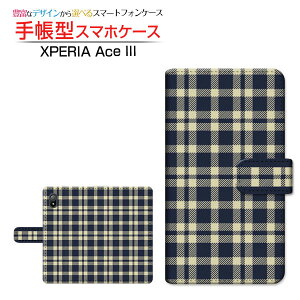XPERIA Ace III [SO-53C SOG08] �G�N�X�y���A �G�[�X �}�[�N�X���[ �Ή� �蒠�^ �X�}�z�P�[�X �J�������Ή� �`�F�b�N���l�C�r�[×�N���[�� SONY �\�j�[ ��`�E��`�O�X�֑������� �`�F�b�N �i�q�� ���F