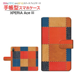 XPERIA Ace III [SO-53C SOG08] �G�N�X�y���A �G�[�X �}�[�N�X���[ �Ή� �蒠�^ �X�}�z�P�[�X �J�������Ή� �p�b�`���[�N���U�[type2 SONY �\�j�[ ��`�E��`�O�X�֑������� ���U�[ �� ���� �p�b�`���[