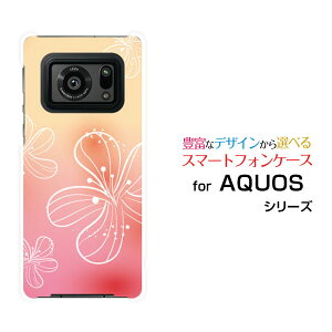 X}zP[X tیtBt AQUOS R6 ANIX A[VbNX[SH-51B]docomo SoftBankPastel Flower type007[ X}zJo[ gуP[X lC  ]