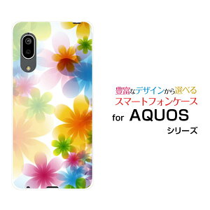 X}zP[X tیtBt AQUOS sense3 basic ANIX ZXX[ x[VbN[SHV48/SoftBank]auPastel Flower type002[ X}zJo[ gуP[X lC  ]