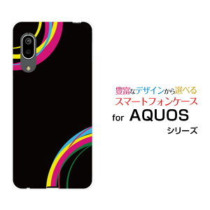 X}zP[X tیtBt AQUOS sense3 basic ANIX ZXX[ x[VbN[SHV48/SoftBank]auColorful Line(black)[ X}zJo[ gуP[X lC  ]