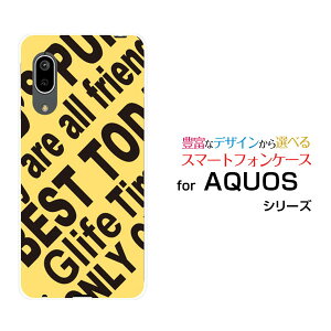 X}zP[X tیtBt AQUOS sense3 basic ANIX ZXX[ x[VbN[SHV48/SoftBank]auRogo (YELLOW)[ fUC G 킢 ]