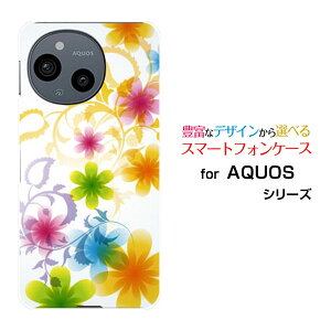 X}zP[X AQUOS sense9 ANIX ZXiC[SH-53E SHG14]docomo au SoftBank yVoC UQ mobilePastel Flower type003[ X}zJo[ gуP[X lC  ]