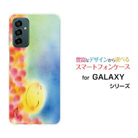 スマホケース GALAXY M23 5G ギャラクシー エムトゥエンティスリー ファイブジー格安スマホにっこりお月さま[ デザイン 雑貨 かわいい ]