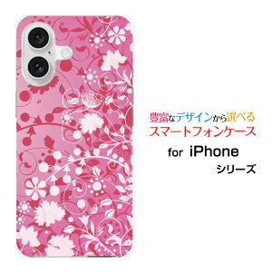 �X�}�z�P�[�X iPhone 16 Plus �A�C�t�H�� �V�b�N�X�e�B�[�� �v���Xdocomo au SoftBank �y�V���o�C��Flower Garden (�s���N)[ �f�U�C�� �G�� ���킢�� ]