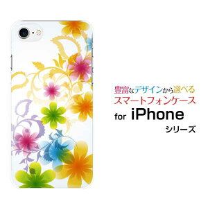 X}zP[X tیtBt iPhone 8 ACtH GCgdocomo au SoftBankPastel Flower type003[ X}zJo[ gуP[X lC  ]