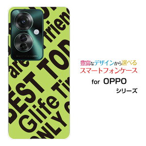 �X�}�z�P�[�X OPPO Reno11 A �I�b�| ���m�C���u�� �G�[�y�V���o�C�� Y!mobileRogo (YELLOWISH GREEN)[ �f�U�C�� �G�� ���킢�� ]