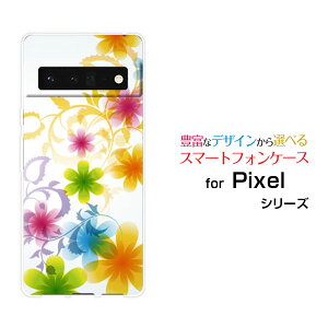 X}zP[X Google Pixel 6 Pro O[O sNZ VbNX vSoftBankPastel Flower type003[ X}zJo[ gуP[X lC  ]