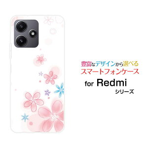 �X�}�z�P�[�X Redmi 12 5G ���b�h�~�[ �g�D�G���u �t�@�C�u�W�[[XIG03]au UQ mobilePastel Flower type004[ �X�}�z�J�o�[ �g�уP�[�X �l�C ��� ]