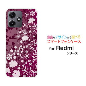 �X�}�z�P�[�X Redmi 12 5G ���b�h�~�[ �g�D�G���u �t�@�C�u�W�[[XIG03]au UQ mobileFlower Garden (�p�[�v��)[ �f�U�C�� �G�� ���킢�� ]