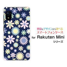 スマホケース Rakuten Mini Rakuten UN-LIMIT対応Rakuten Mobile楽天モバイルフラワー (type004)[ デザイン 雑貨 かわいい ]