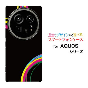 X}zP[X AQUOS R9 pro ANIX A[iC v[SH-54E]docomoColorful Line(black)[ X}zJo[ gуP[X lC  ]