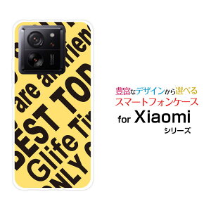 �X�}�z�P�[�X Xiaomi 13T �V���I�~ �T�[�e�B�[���e�B�[[XIG04]au UqmobileRogo (YELLOW)[ �f�U�C�� �G�� ���킢�� ]
