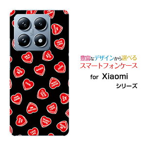 �X�}�z�P�[�X Xiaomi 14T Pro �V���I�~ �t�H�[�e�B�[���e�B�[ �v��SoftBankLOVE HEART(�u���b�N�E�����_��)[ ������� �v���[���g �a���� �L�O�� ]