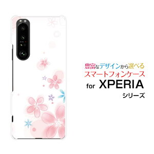 X}zP[X tیtBt XPERIA 1 III GNXyA  }[NX[[SO-51B SOG03 SoftBank]docomo au SoftBankPastel Flower type004[ X}zJo[ gуP[X lC  ]