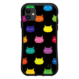 iPhone 12 Proアイフォン トゥエルブ プロdocomo au SoftBank落としても割れにくい驚きの衝撃吸収力豊富なオリジナルデザイン耐衝撃 ハイブリッドケースカラフルキャット