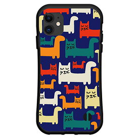 iPhone 12 Proアイフォン トゥエルブ プロdocomo au SoftBank落としても割れにくい驚きの衝撃吸収力豊富なオリジナルデザイン耐衝撃 ハイブリッドケースカラフルキャット