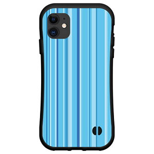 iPhone 12 Pro Maxアイフォン トゥエルブ プロ マックスdocomo au SoftBank落としても割れにくい驚きの衝撃吸収力豊富なオリジナルデザイン耐衝撃 ハイブリッドケースストライプブルー