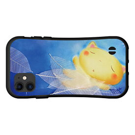 液晶保護ガラスフィルム付 iPhone 12 Proアイフォン トゥエルブ プロdocomo au SoftBank落としても割れにくい驚きの衝撃吸収力豊富なオリジナルデザイン耐衝撃 ハイブリッドケースおやすみねこ