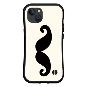 iPhone 15 Plusアイフォン フィフティーン プラスdocomo au SoftBank 楽天モバイル落としても割れにくい驚きの衝撃吸収力豊富なオリジナルデザイン耐衝撃 ハイブリッドケースヒゲ