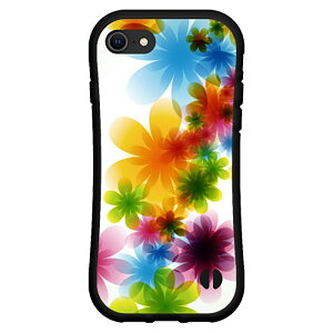 �t���ی�K���X�t�B�����t iPhone 7�A�C�t�H�� �Z�u��docomo au SoftBank���Ƃ��Ă�����ɂ��������̏Ռ��z���͖L�x�ȃI���W�i���f�U�C���ϏՌ� �n�C�u���b�h�P�[�XPastel Flower type001