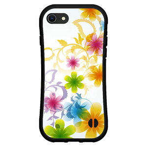 iPhone 7�A�C�t�H�� �Z�u��docomo au SoftBank���Ƃ��Ă�����ɂ��������̏Ռ��z���͖L�x�ȃI���W�i���f�U�C���ϏՌ� �n�C�u���b�h�P�[�XPastel Flower type003
