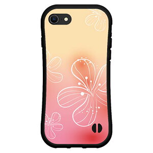 iPhone 8�A�C�t�H�� �G�C�gdocomo au SoftBank���Ƃ��Ă�����ɂ��������̏Ռ��z���͖L�x�ȃI���W�i���f�U�C���ϏՌ� �n�C�u���b�h�P�[�XPastel Flower type007