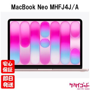 �y�y���A�j�������z�V�i���J���i�yN�����N�zMacBook Neo 13�C���` Liquid Retina�f�B�X�v���C MHFJ4J/A �u���b�V�� 8GB������ 512GB�X�g���[�W Apple �{�� �������� 4549995664669