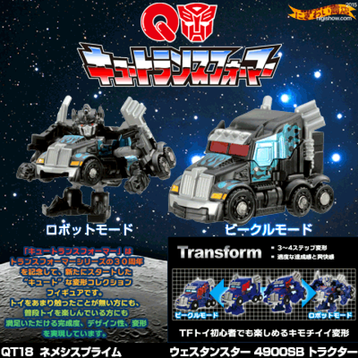 キュートランスフォーマー キュートランスフォーマー QTFS01 アニメ主役3体セット (完成品