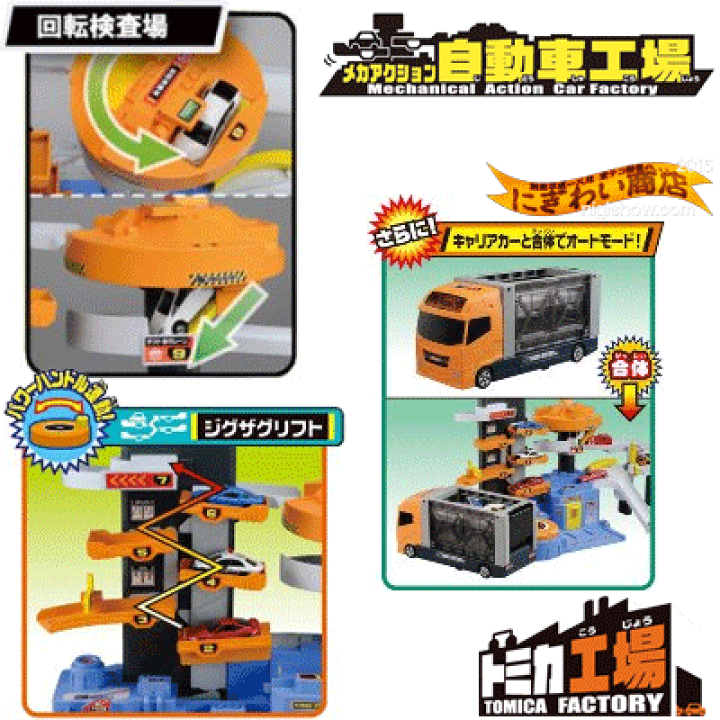 楽天市場】【販売終了】トミカ メカアクション自動車工場 : 変